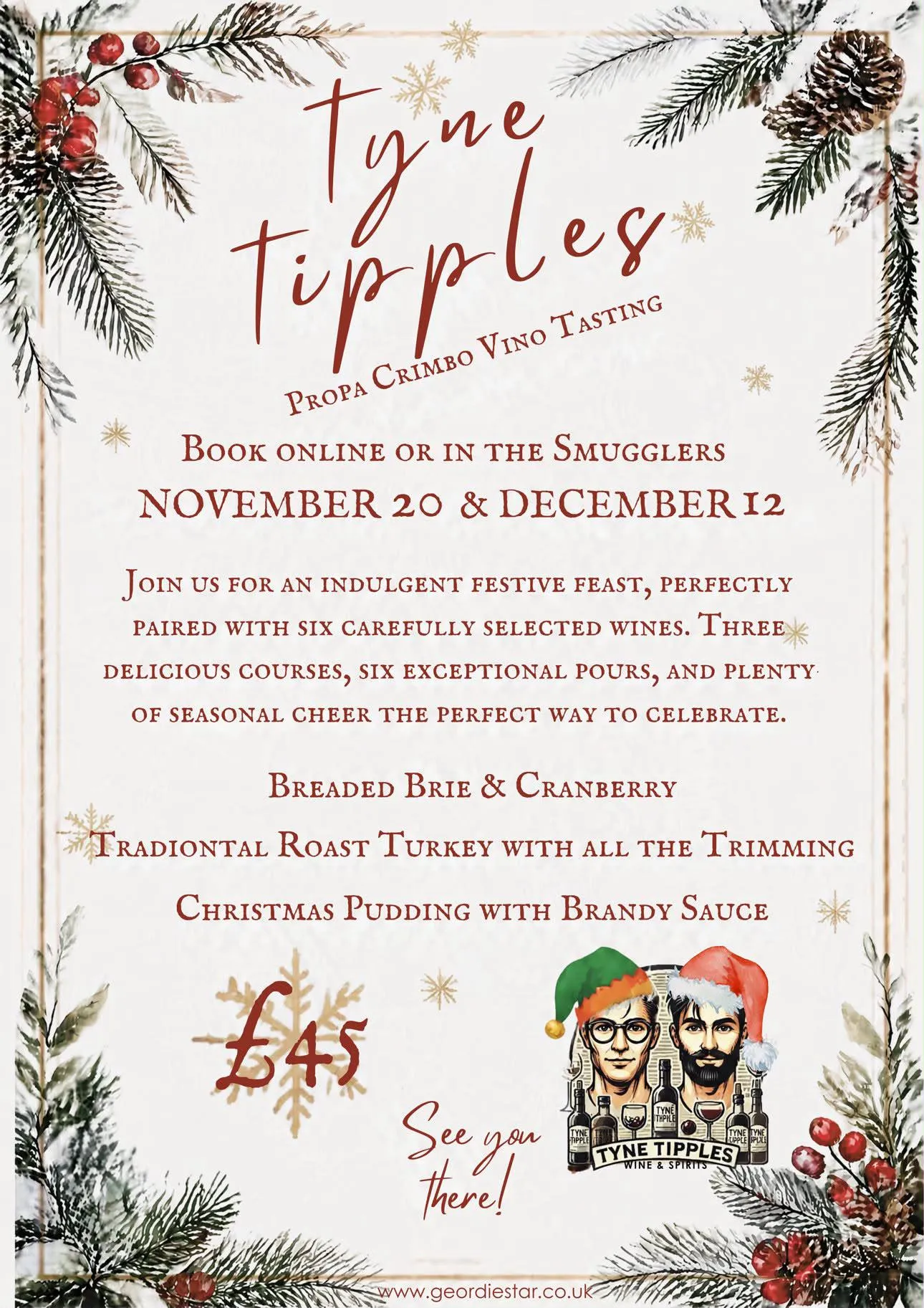 Uncork Christmas: The Perfect Pairings with TyneTipples