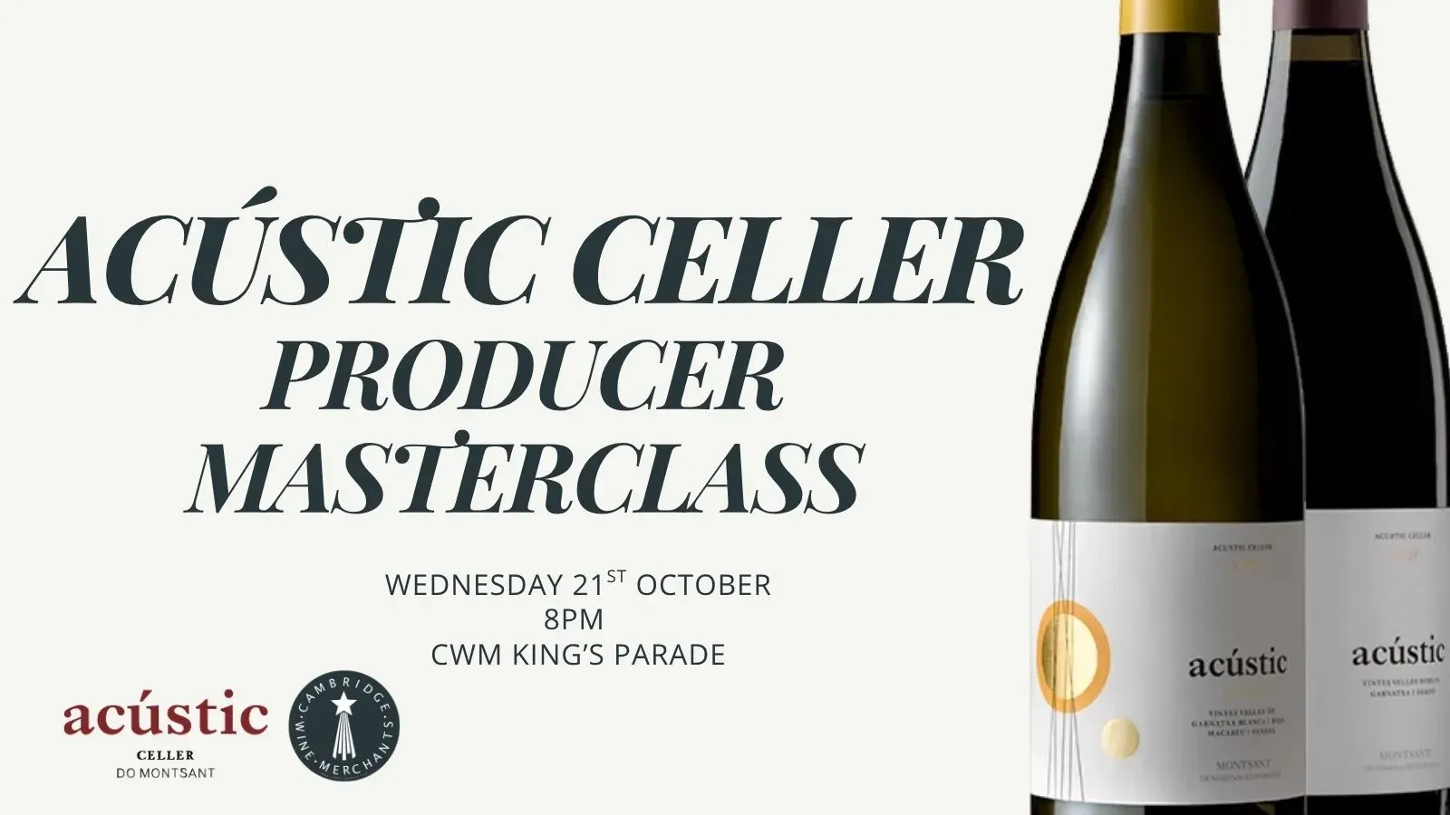 Producer Masterclass – Acustic Celler