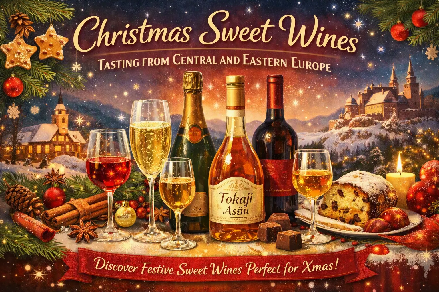 Christmas Sweet Wines Tasting from Central and Eastern Europe