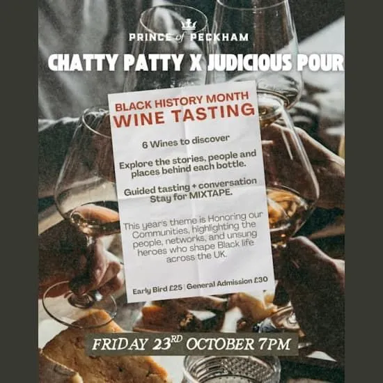 Chatty Patty X Judicious Pours: Wine Tasting