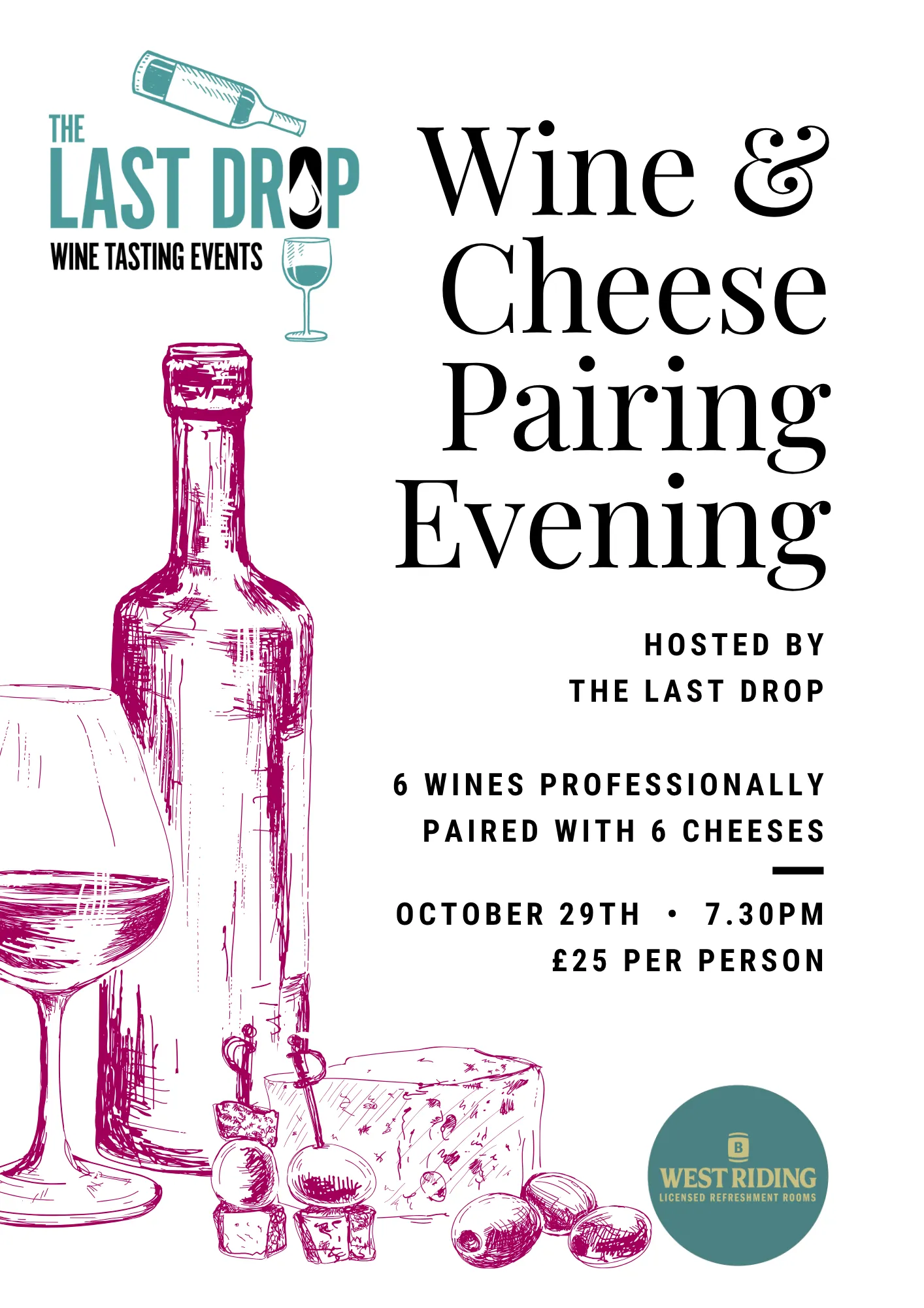 Wine & Cheese pairing evening