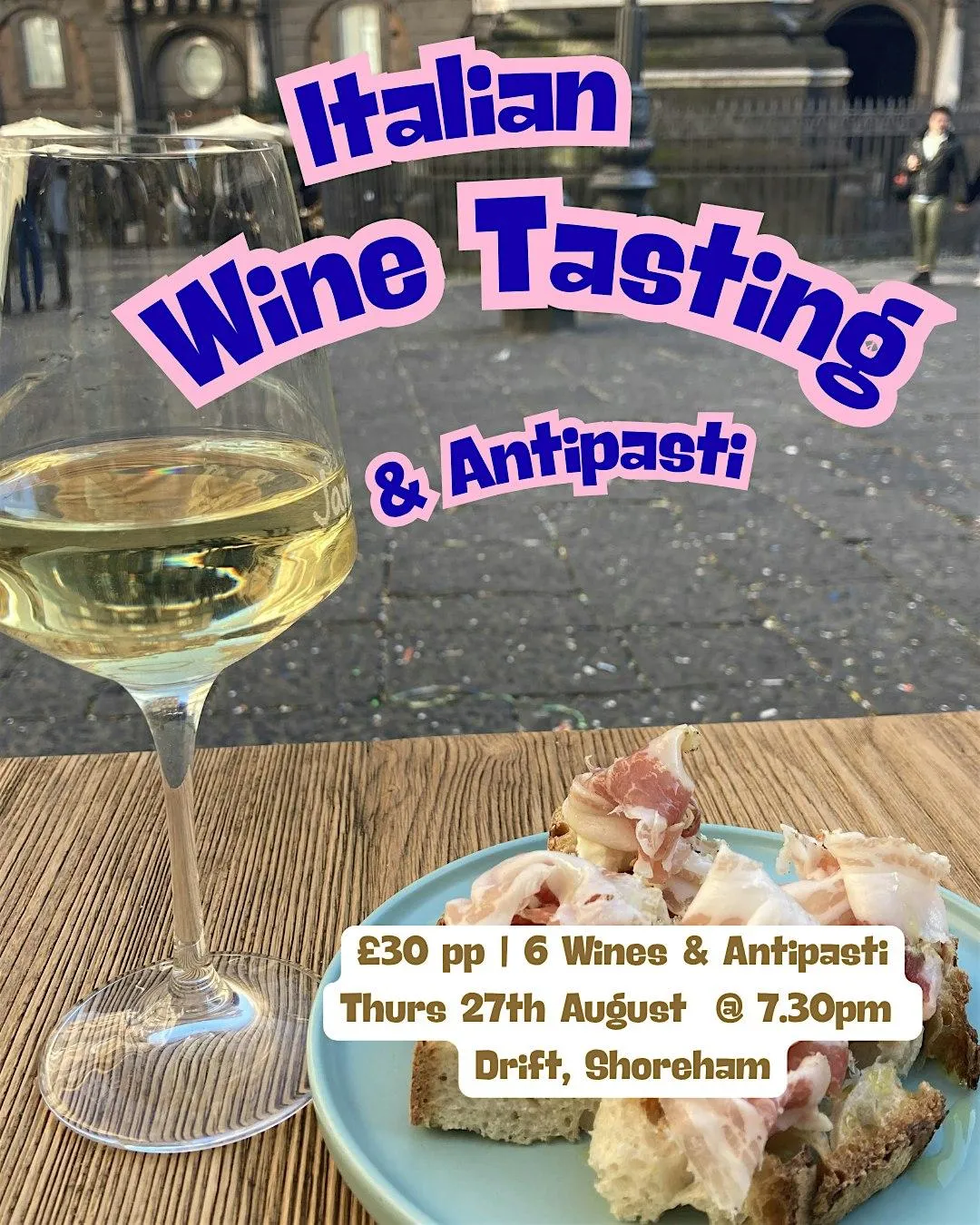 Italian Wine Tasting + Antipasti