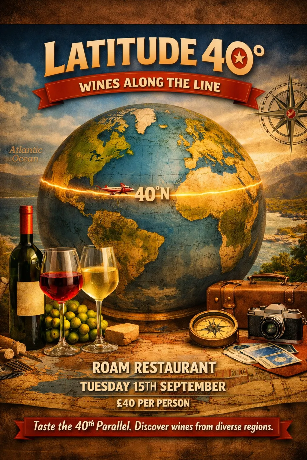 Latitude 40°-Wines Along the Line