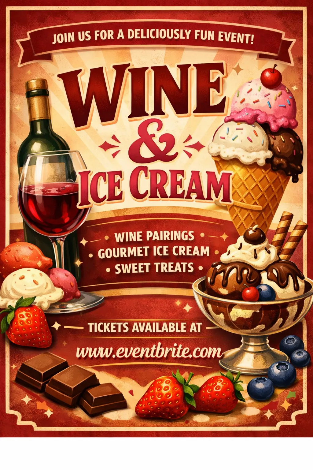 Wine & Ice Cream Fridays: Sweet or Dry with Salted Caramel?