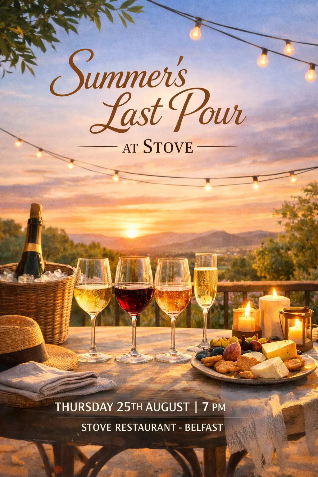 Summer's Last Pour Tasting at Stove Bistro