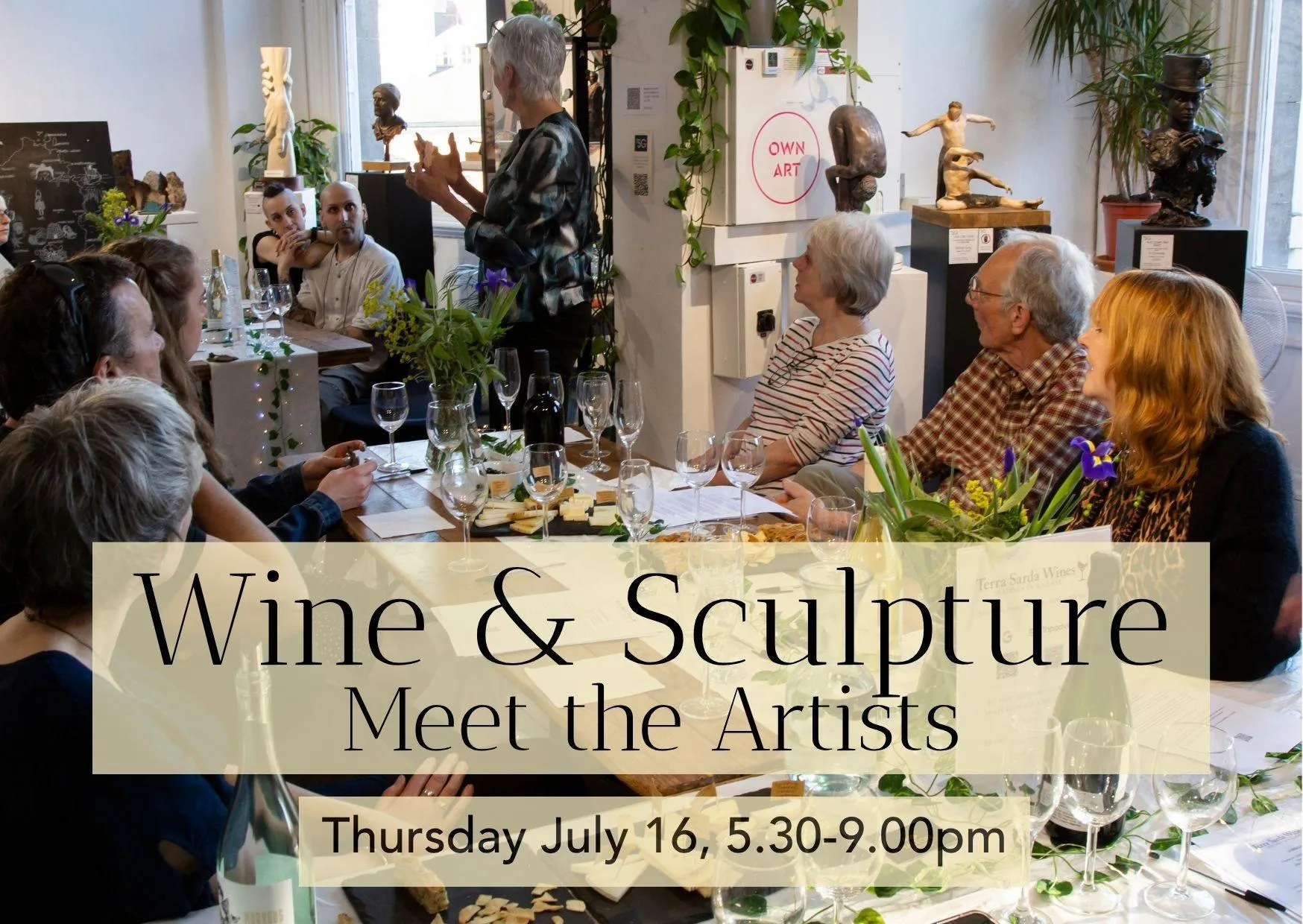 Wine & Sculpture: Meet the Artists