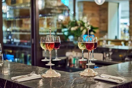 The Wine Bar at Fortnum & Mason Three Wine Flight and Charcuterie and Cheese Board for Two
