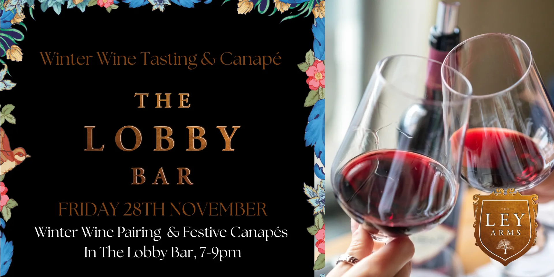 Winter Wine Tasting & Festive Canapés In The Board Room