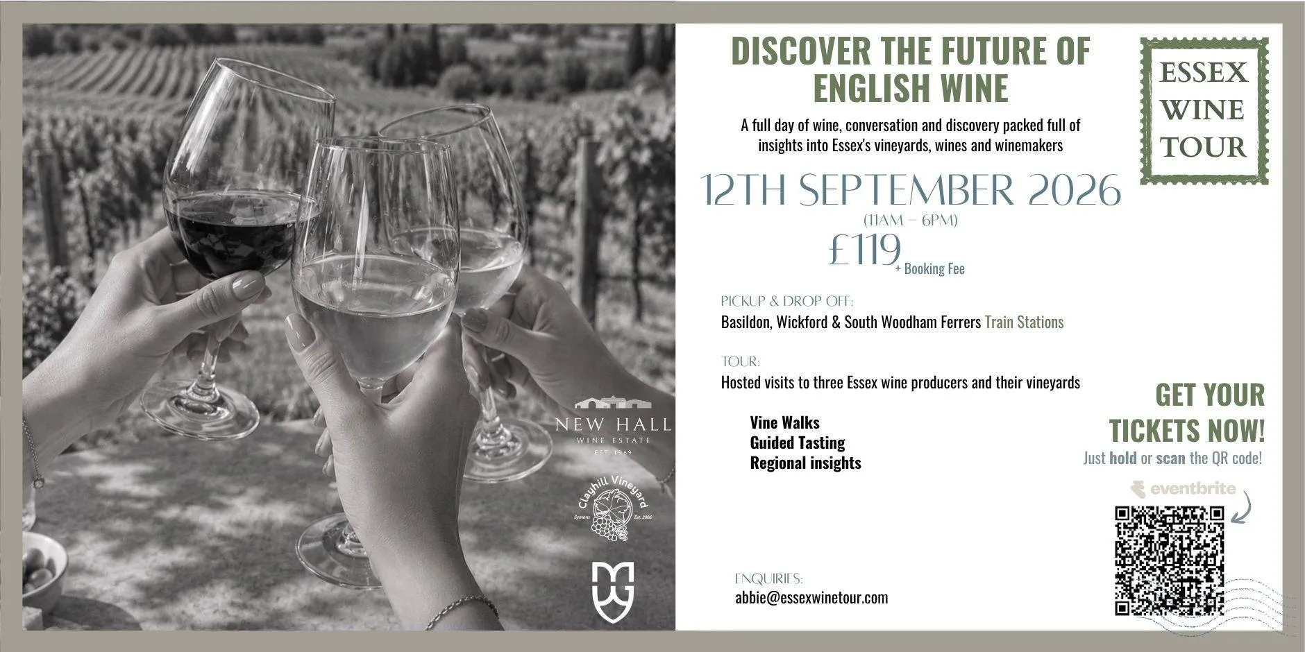 September Essex Wine Tour: Discover the Future of English Wine