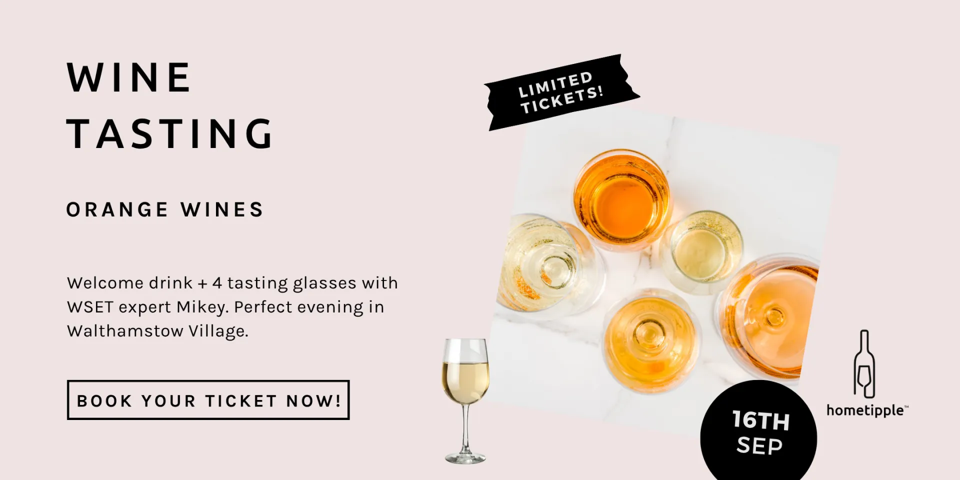 Orange Wines Tasting - 16 Sep - hometipple Walthamstow E17