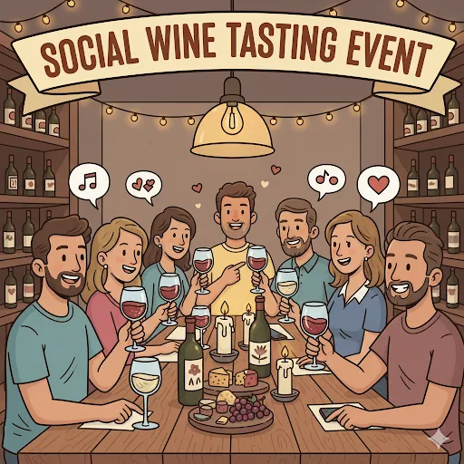 Social Blind Wine Tasting - Eat 17