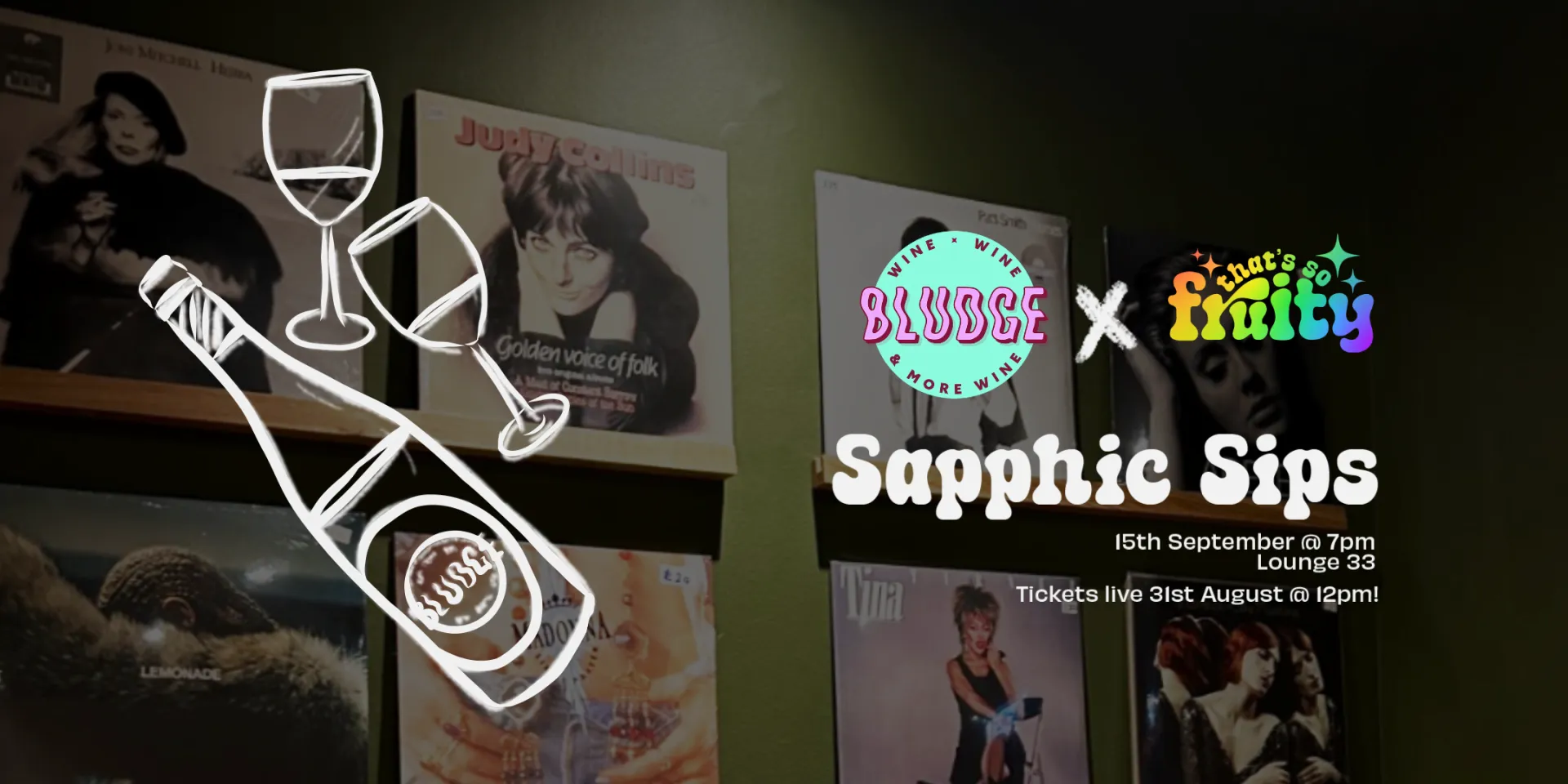 Sapphic Sips - Wine Tasting with Bludge Wine