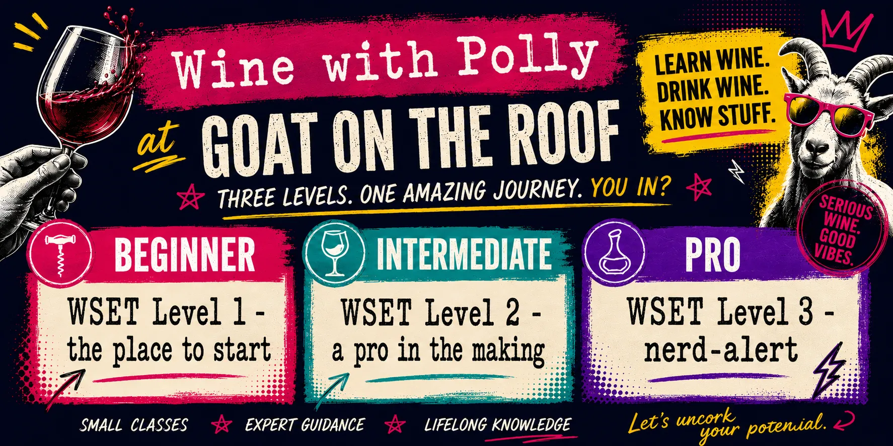 WINE COURSES @ GOTR - WSET LEVEL 1 AWARD in WINES