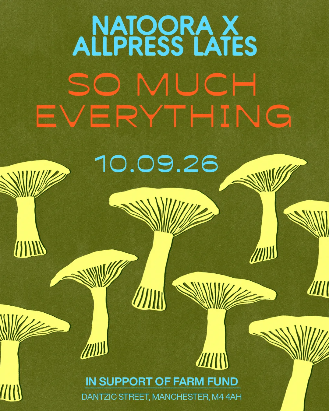 So Much Everything x Allpress Lates x Natoora in Manchester