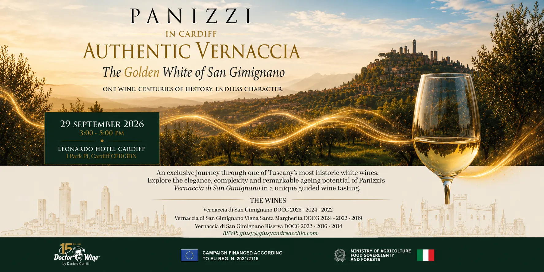 Authentic Vernaccia with Panizzi wines - Masterclass