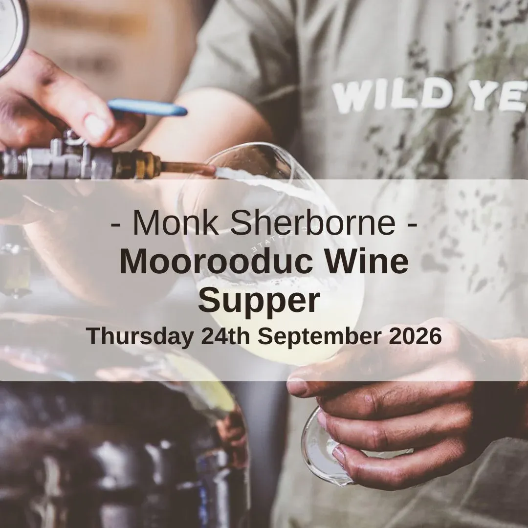 Moorooduc Wine Supper (Monk Sherborne Village Hall) - Thursday 24th September