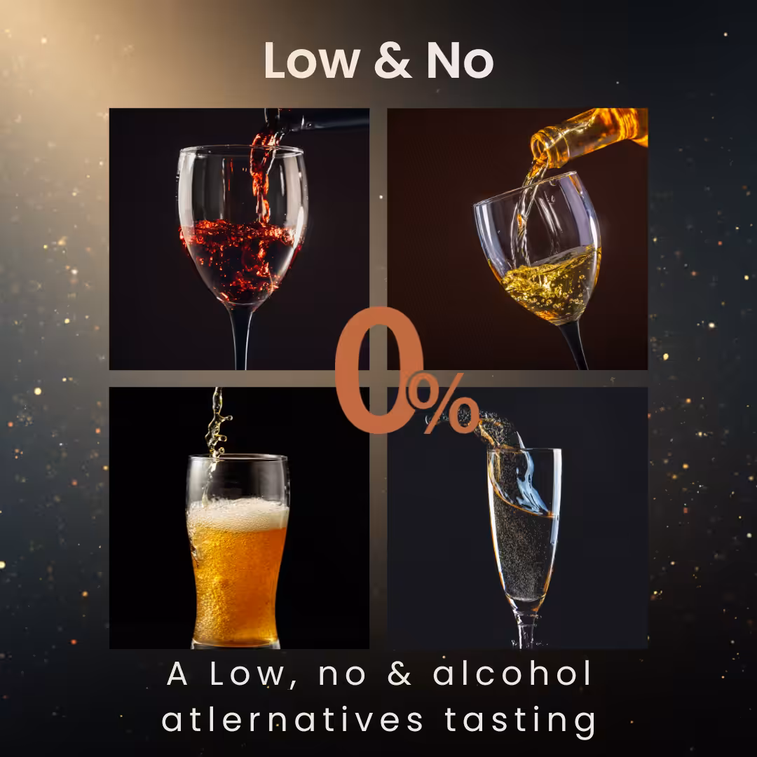 Low & No: A Tasting Of Lower ABV & Alcohol Free Options | Manchester
