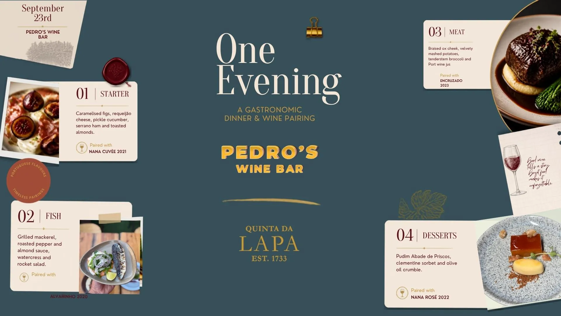 Quinta da Lapa wine tasting
