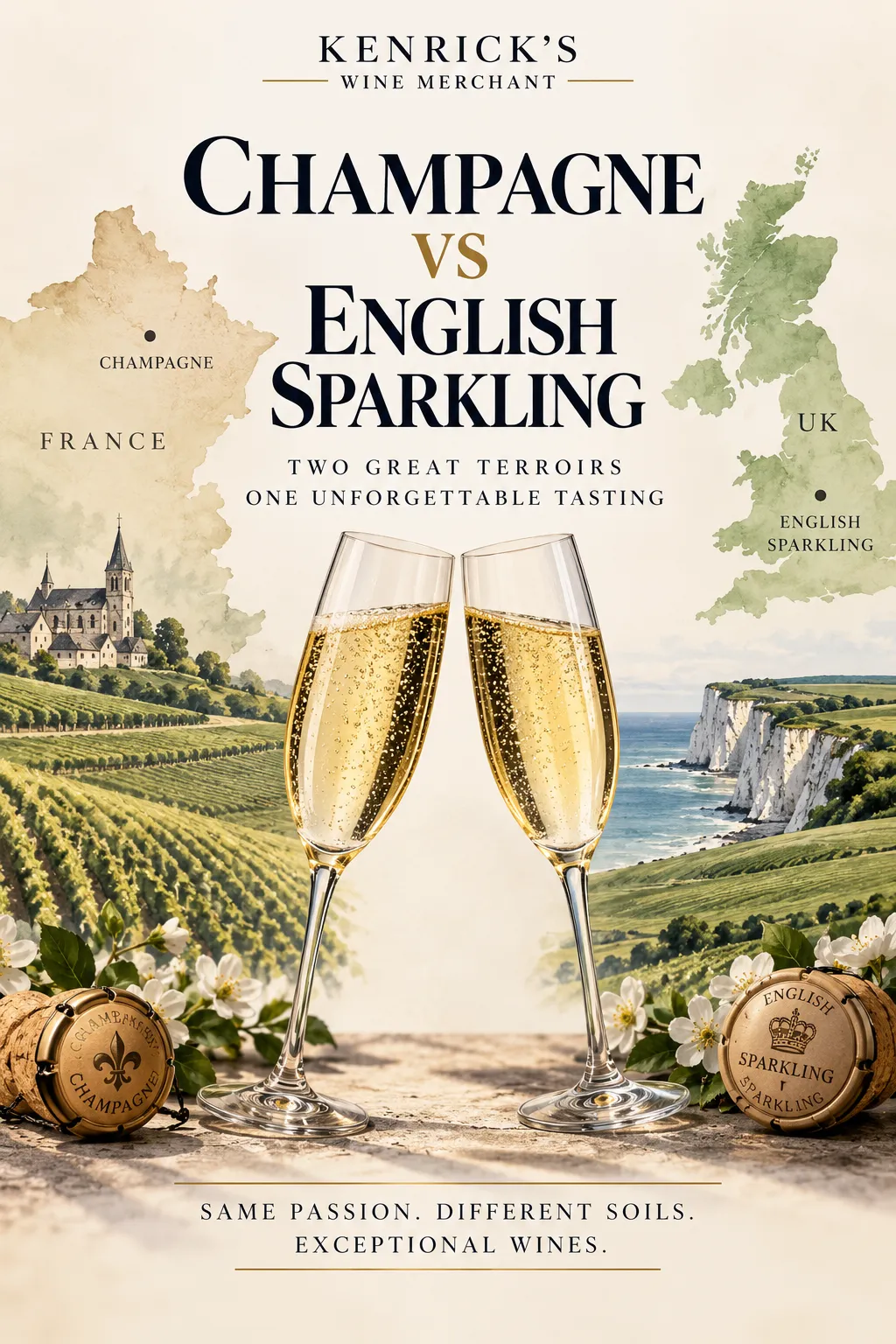 Champagne vs English Sparkling — Sydenham