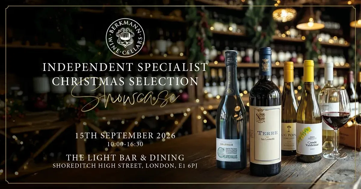 Berkmann Wine Cellars Independent Specialist Christmas Selection Showcase, 15th September 2026