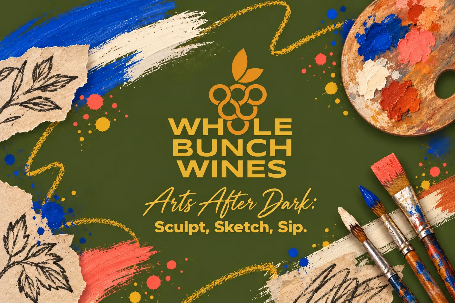Arts After Dark Prestwich: Wine and Watercolour