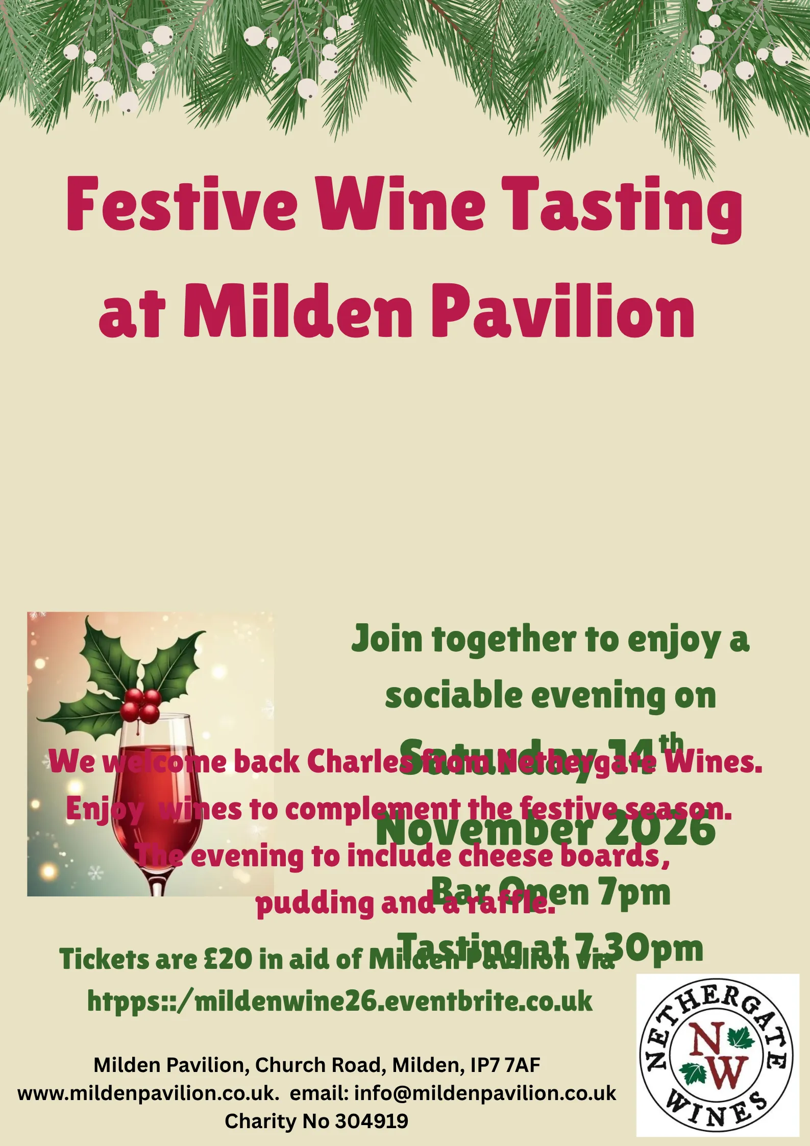 Milden Festive Wine Tasting