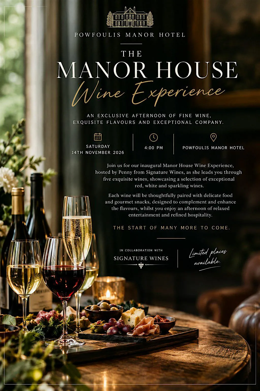 The Manor House Wine Experience | Introduction