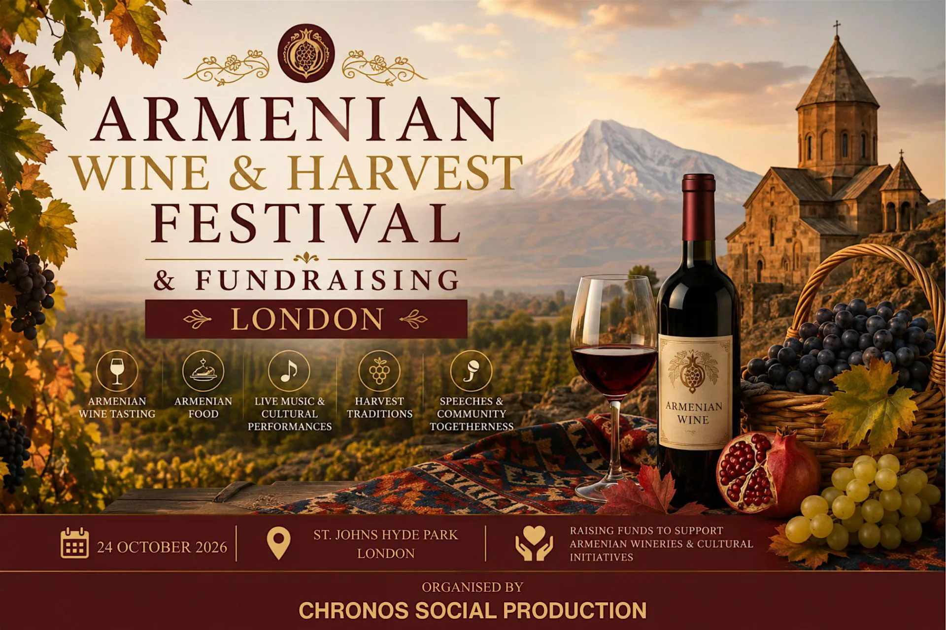 Armenian Wine & Harvest Festival 2026 in London